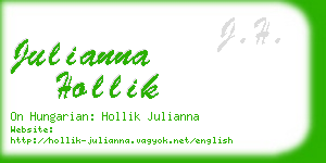 julianna hollik business card